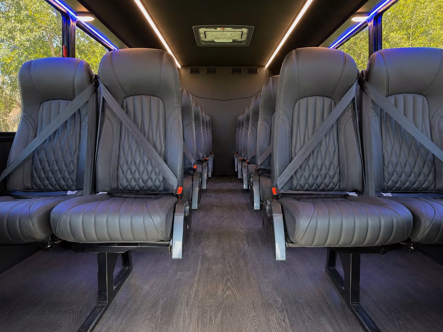 20 passenger minibus inside