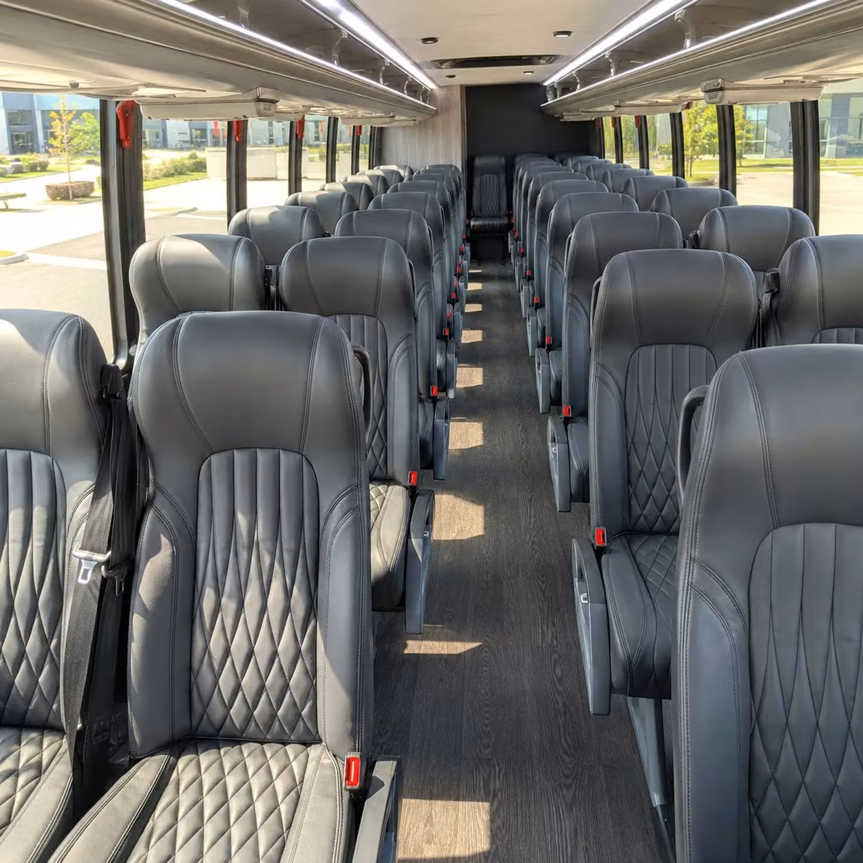 35 passenger minibus interior